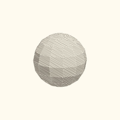 Hatched Sphere